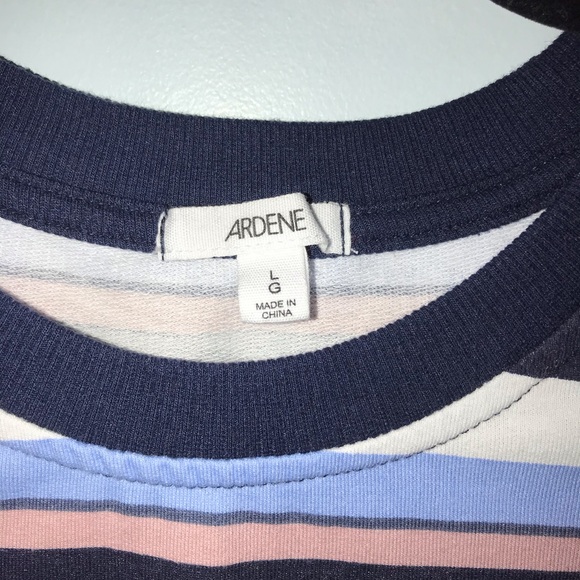 πΌ3/$30πΌ Ardene Oversized Striped Tee - Picture 3 of 4